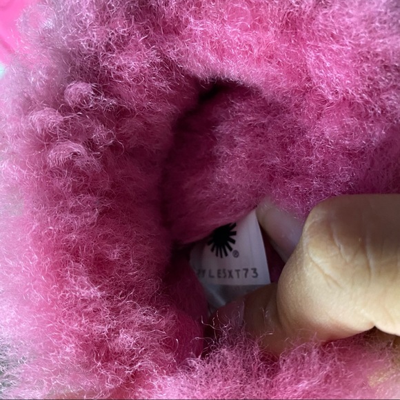 Ugg Pink Bailey Bow Fur Boots - Picture 8 of 9